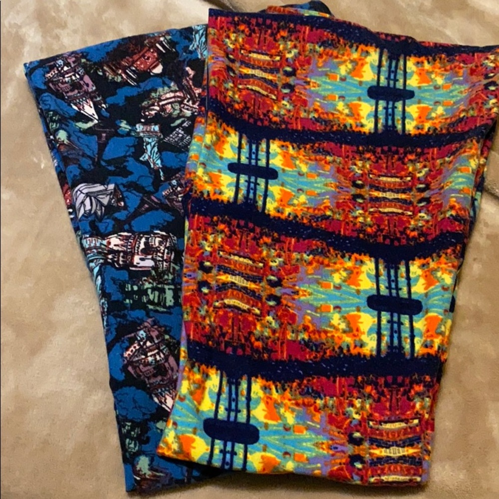 Lot of 2 OS LuLaRoe leggings
